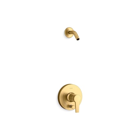 Kohler Pitch Rite-Temp Shower Trim Kit With Push-Button Diverter K-T49989-4L-2MB